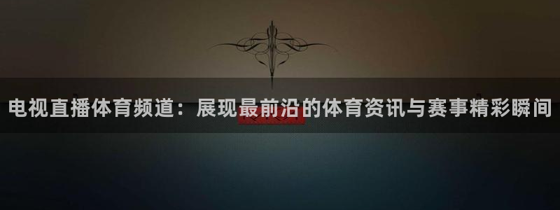 电视直播体育频道：展现最前沿的体育资讯与赛事精彩瞬间